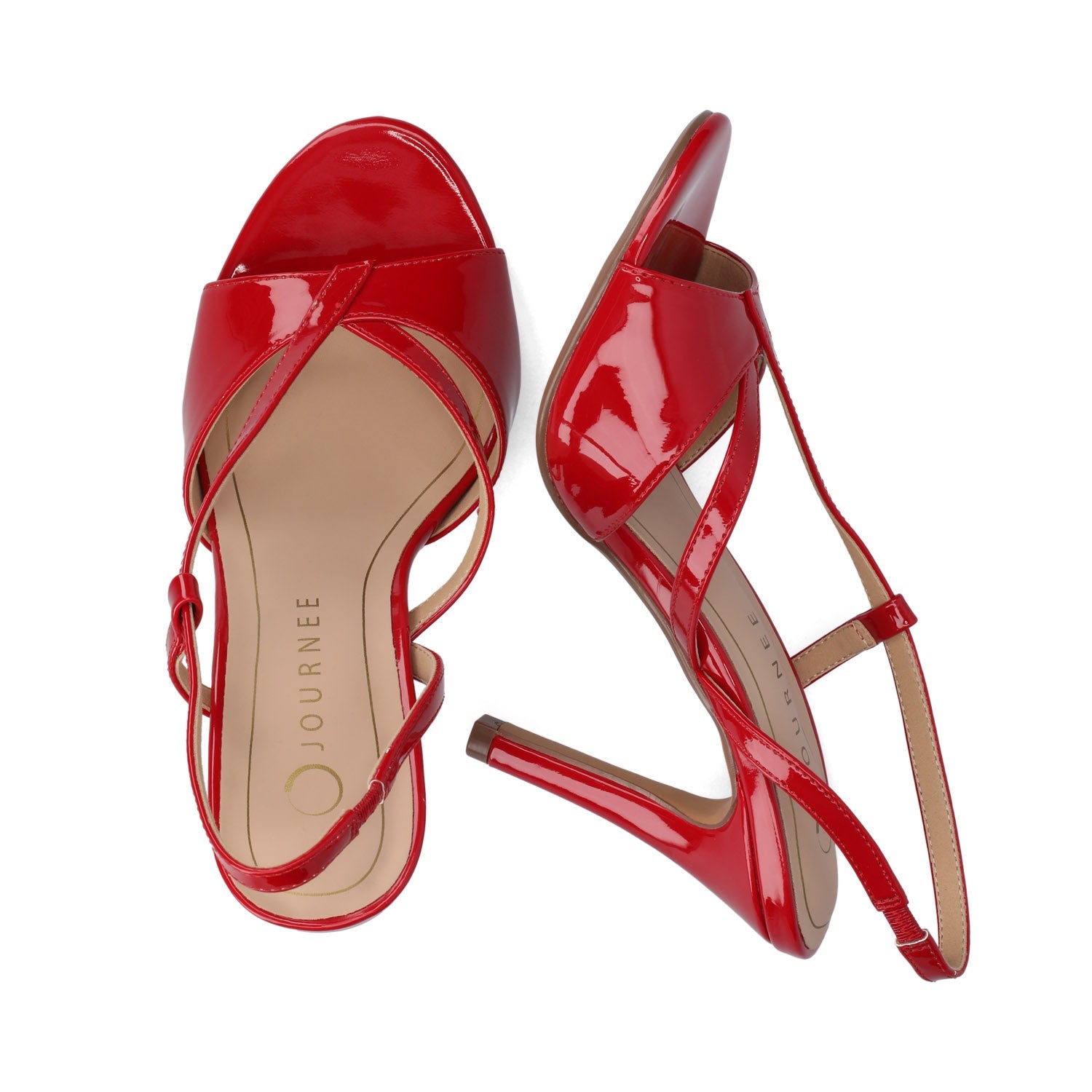 VARRA DRESS SANDALS - Red Patent