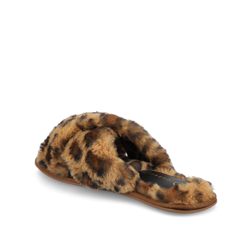 VEEDIA SLIPPERS IN FAUX FUR