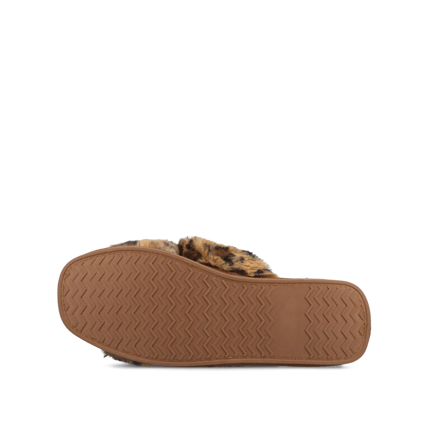 VEEDIA SLIPPERS IN FAUX FUR - Leopard Faux Fur