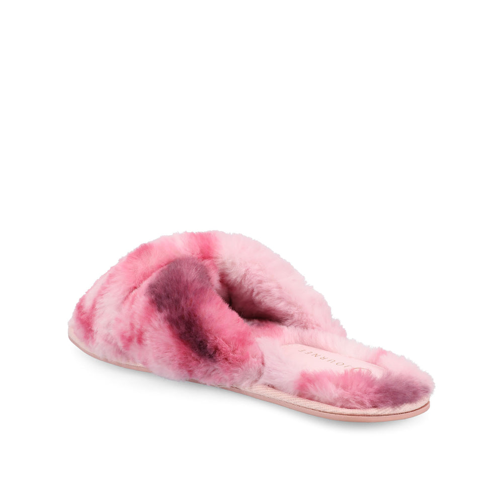 VEEDIA SLIPPERS IN FAUX FUR