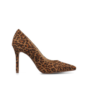 VENUS STATEMENT STILETTO DRESS PUMPS - Leopard/Camel