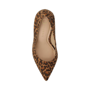 VENUS STATEMENT STILETTO DRESS PUMPS - Leopard/Camel