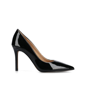 Journee Women's Venus Stiletto Dress Pumps, Patent/Black 12 Journee Women's Venus Stiletto Dress Pumps, Patent/Black 12