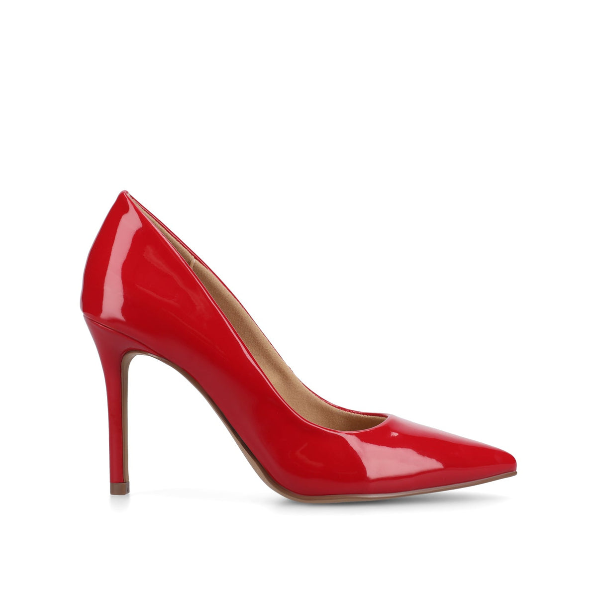 VENUS STILETTO DRESS PUMP HEELS - Patent Red