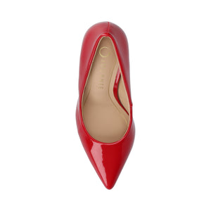 VENUS STILETTO DRESS PUMPS - Patent Red
