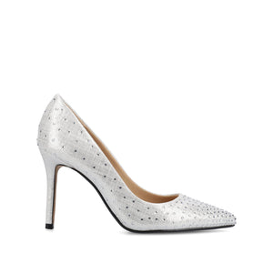VENUS STATEMENT STILETTO DRESS PUMPS - Silver