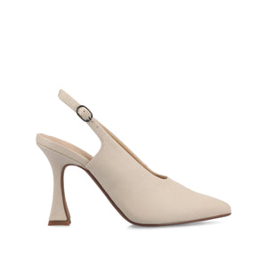 VERENA SLING BACK PUMPS - Bone