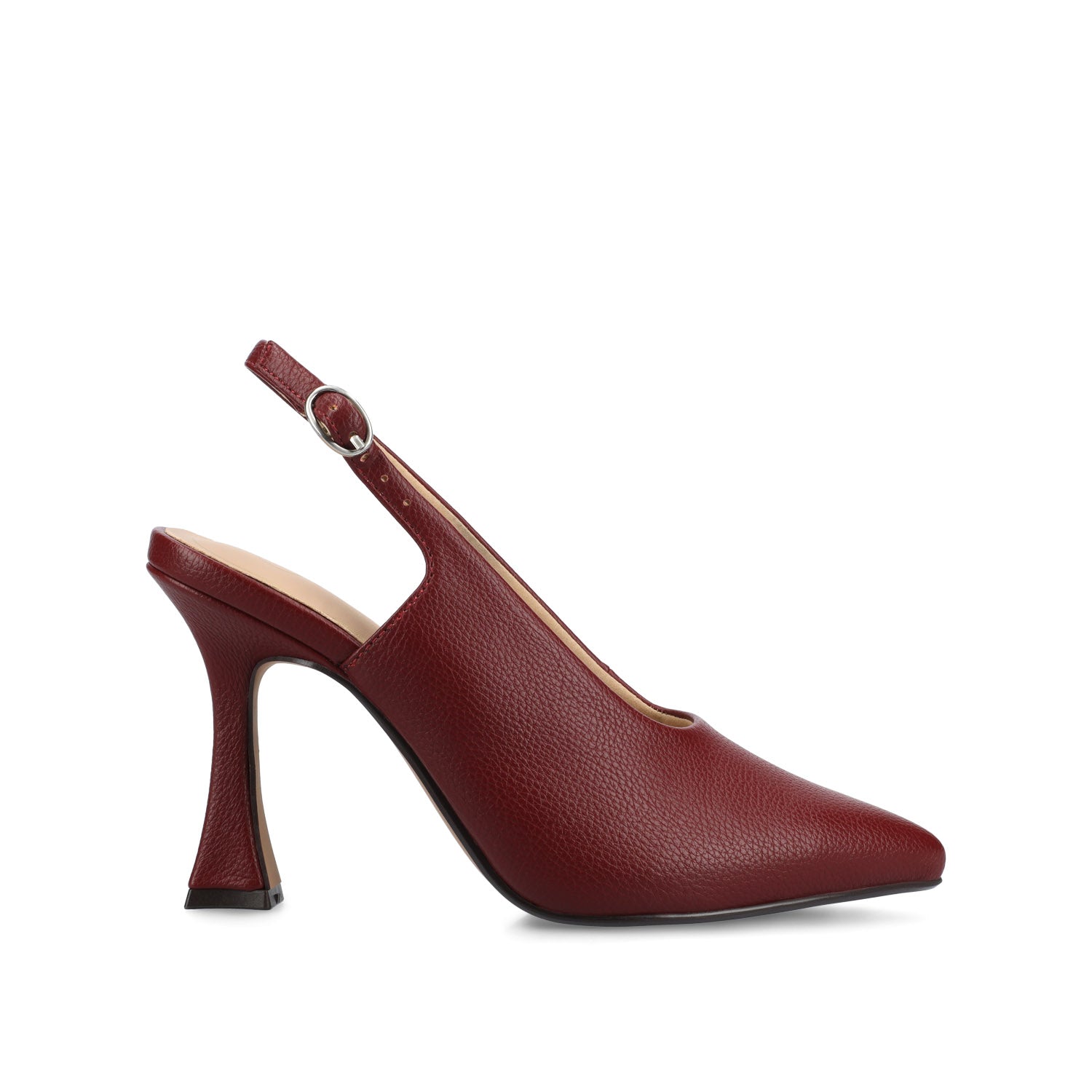 VERENA SLING BACK PUMPS - Oxblood