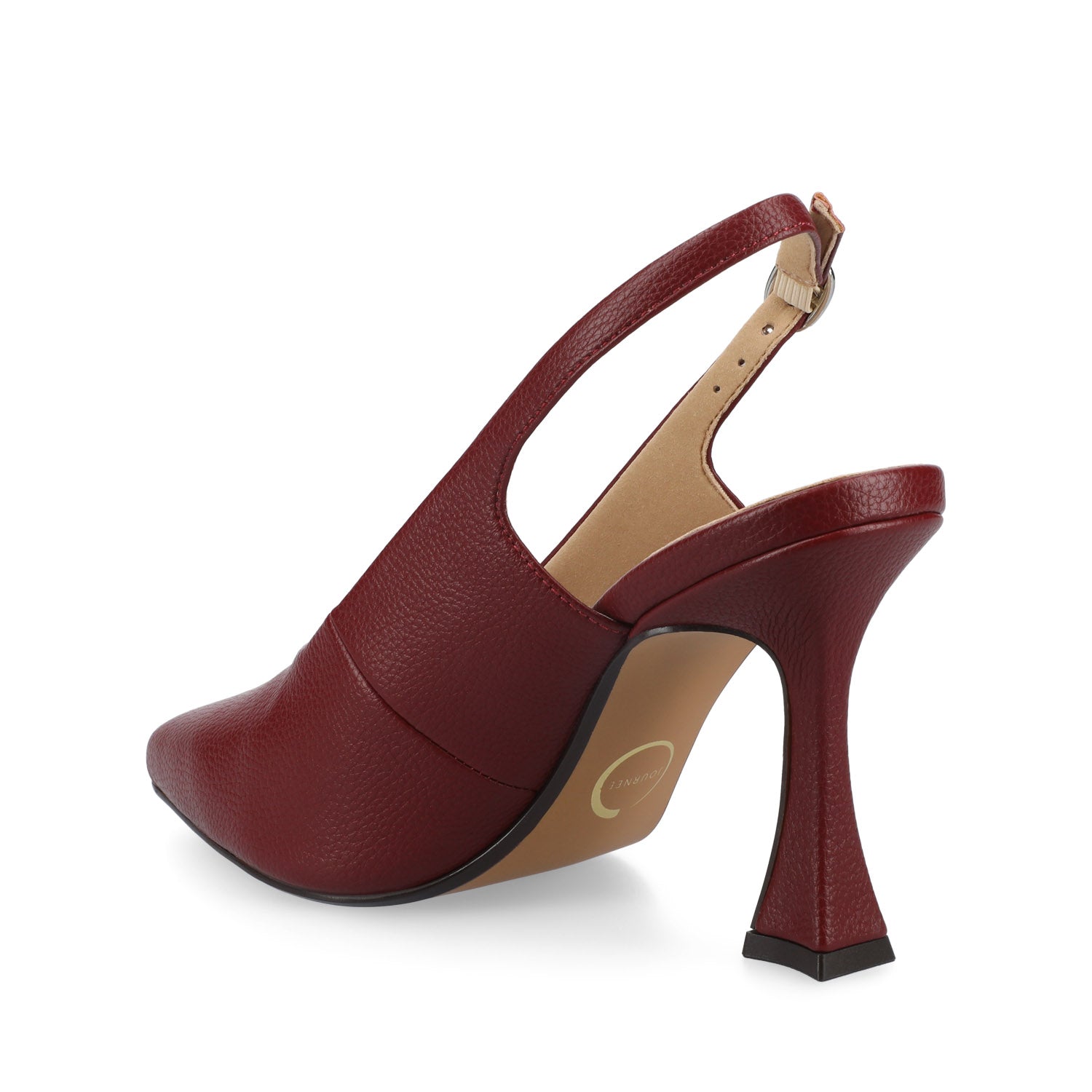 VERENA SLING BACK PUMPS - Oxblood
