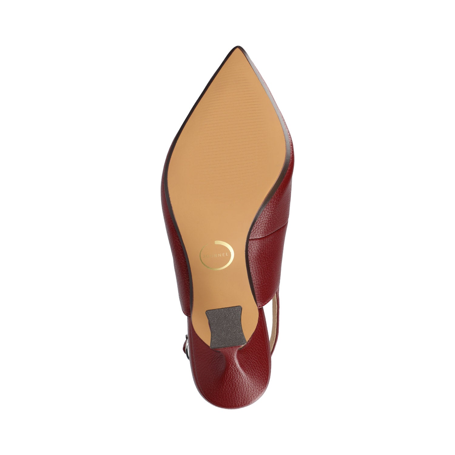 VERENA SLING BACK PUMPS - Oxblood