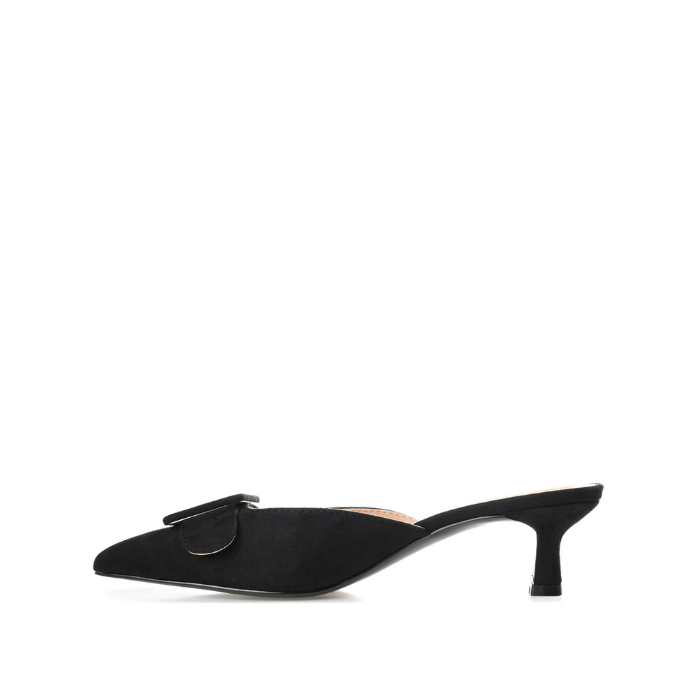 VIANNA KITTEN HEEL MULES IN WIDE