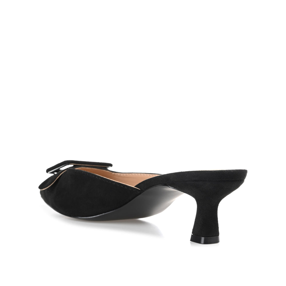 VIANNA KITTEN HEEL MULES IN WIDE