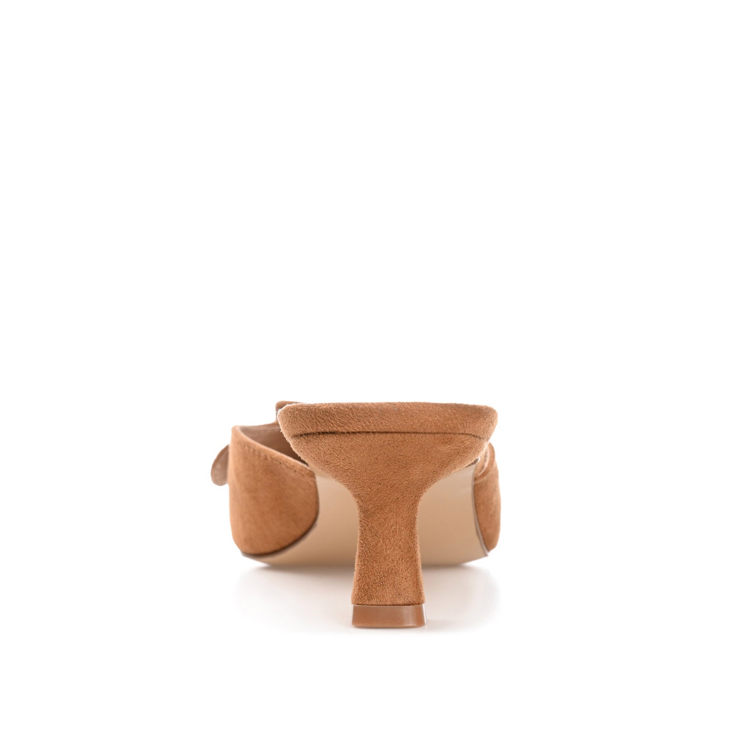 VIANNA KITTEN HEEL MULES IN WIDE - Tan