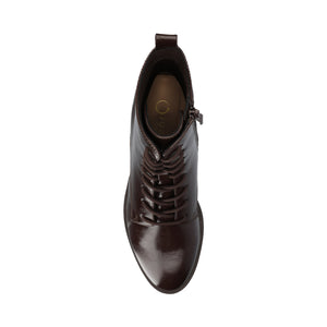 VIENNA COMBAT BOOTIES IN WIDE - Crinkle/Chocolate