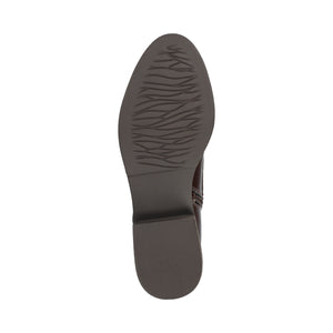 VIENNA COMBAT BOOTIES IN WIDE - Crinkle/Chocolate