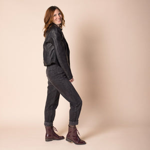VIENNA COMBAT BOOTIES - Oxblood