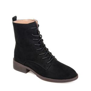 VIENNA COMBAT BOOTIES - Crinkle/Black