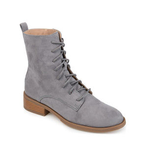 VIENNA COMBAT BOOTIES IN WIDE - Grey