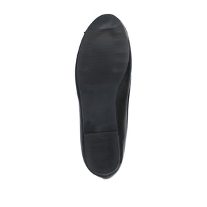 VIKA BALLET FLATS IN VEGAN LEATHER - Black