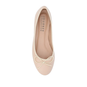 VIKA BALLET FLATS IN VEGAN LEATHER - Blush