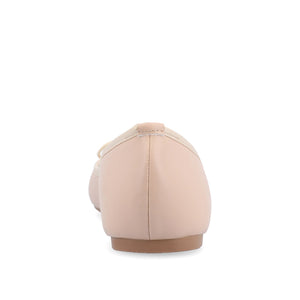 VIKA BALLET FLATS IN VEGAN LEATHER - Blush