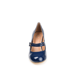 WENDY MARY JANE PUMP HEELS IN STATEMENT - Navy Nubuck