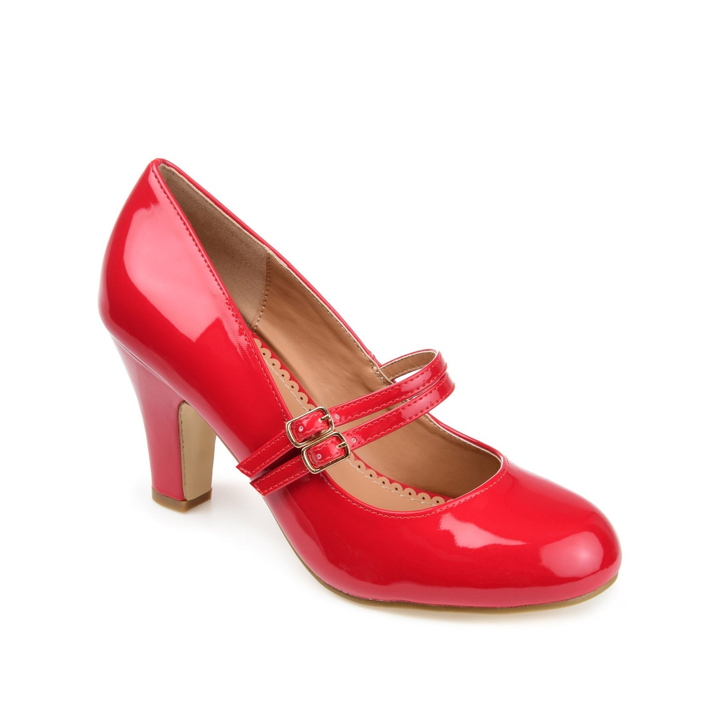 WENDY MARY JANE PUMP HEELS IN STATEMENT - Red