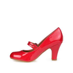 WENDY MARY JANE PUMP HEELS IN STATEMENT - Red