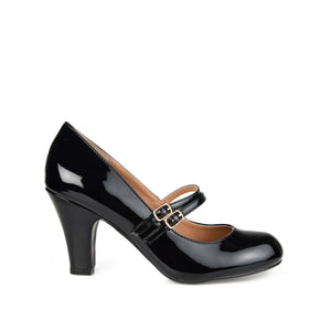 WENDY MARY JANE PUMP HEELS IN PATENT - Black