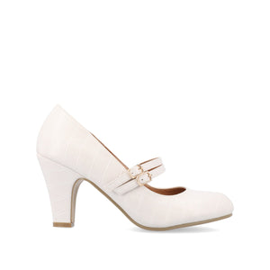 WINDY STATEMENT MARY JANE PUMP HEELS IN NARROW - Ivory