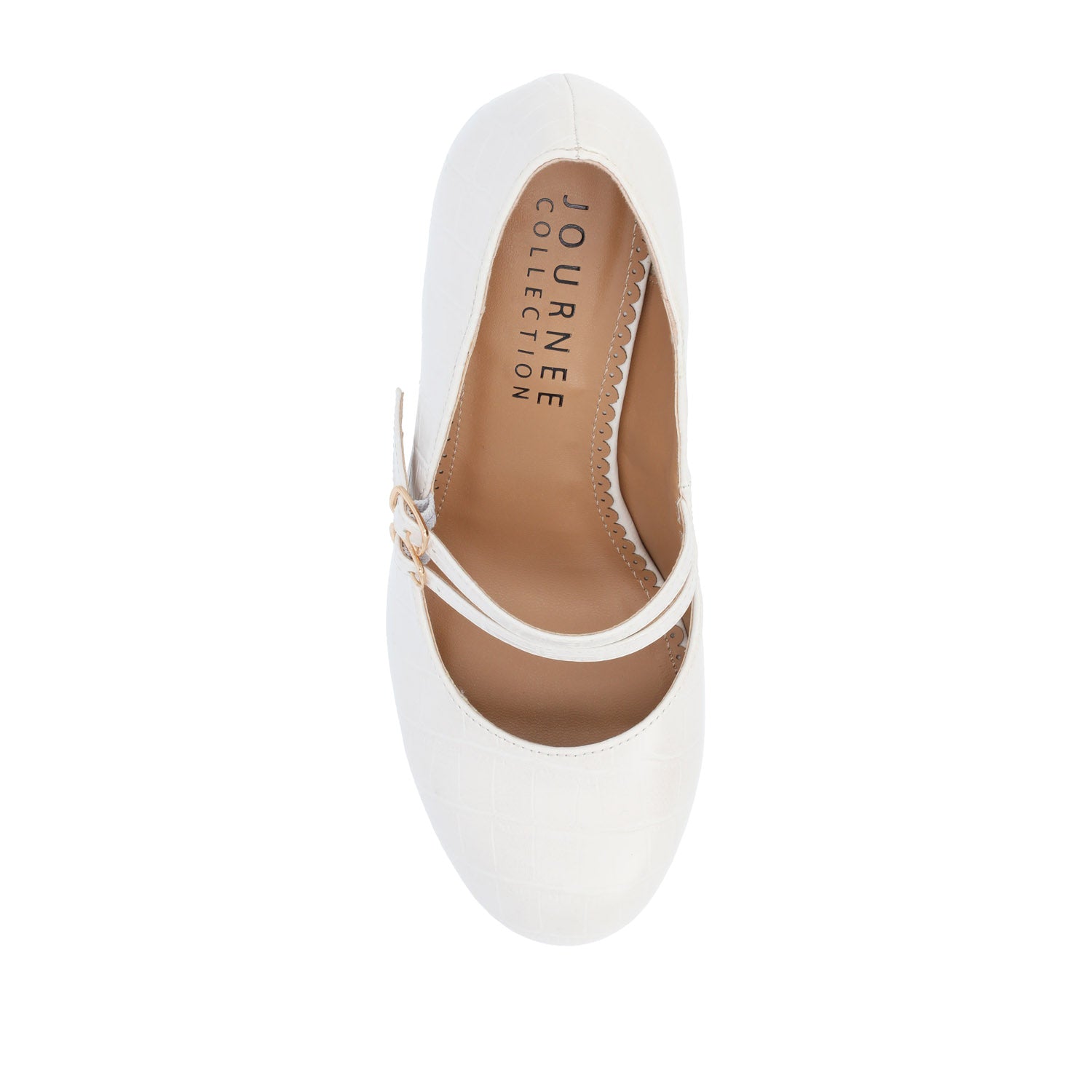 WINDY STATEMENT MARY JANE PUMP HEELS IN NARROW - Ivory