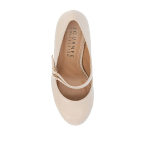 WINDY STATEMENT MARY JANE PUMP HEELS IN NARROW - Nude