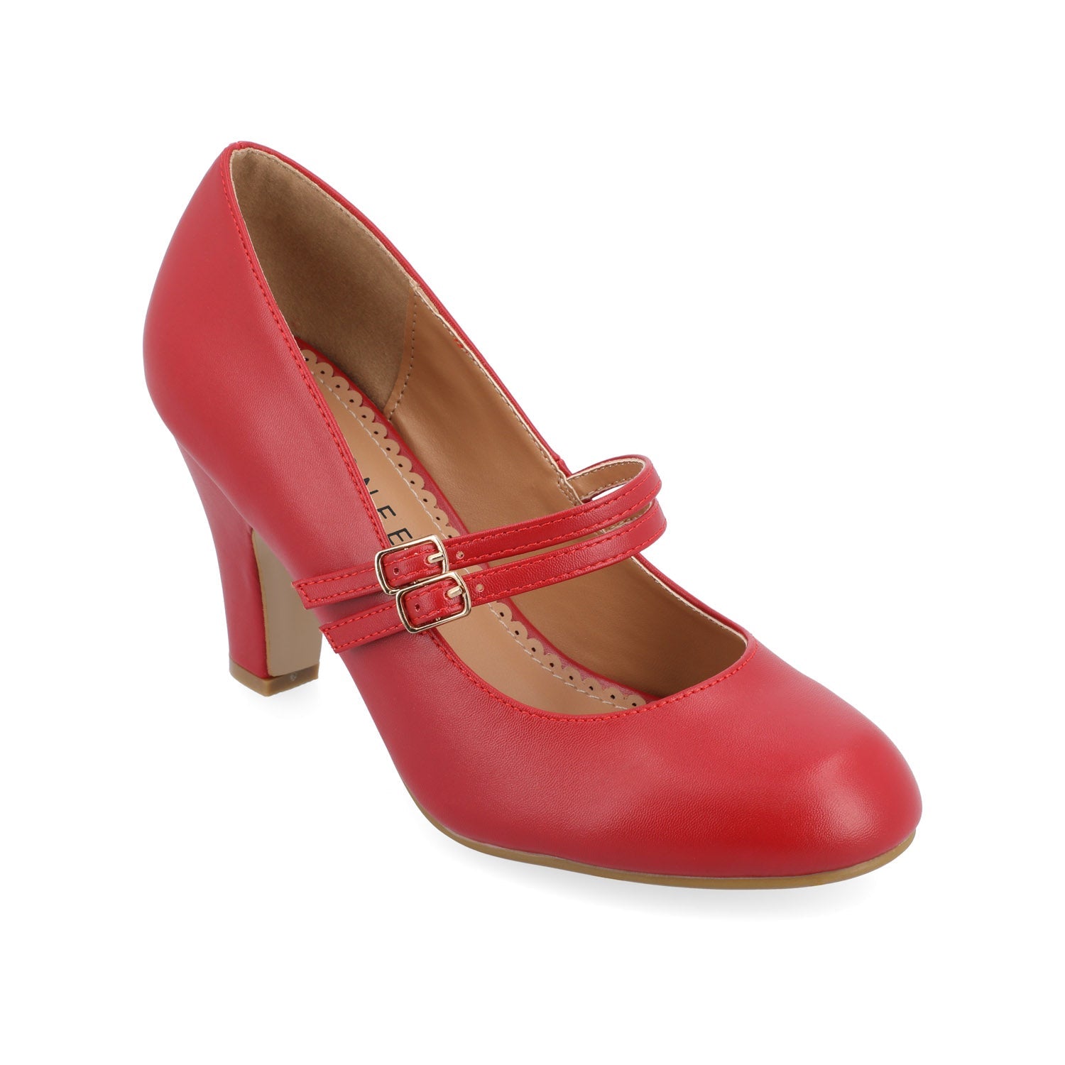 WINDY STATMENT MARY JANE PUMP HEELS IN WIDE - Red
