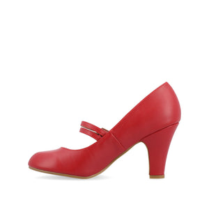 WINDY STATEMENT MARY JANE PUMP HEELS IN NARROW - Red