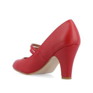 WINDY MARY JANE PUMP HEELS IN STATEMENT - Red