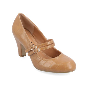 WINDY STATEMENT MARY JANE PUMP HEELS IN NARROW - Tan