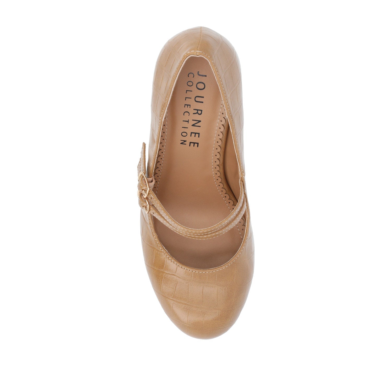 WINDY MARY JANE PUMP HEELS IN STATEMENT - Tan