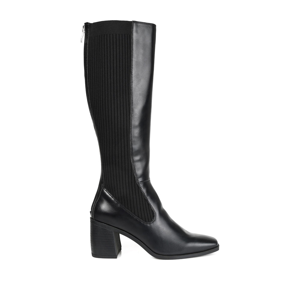 WINNY KNEE HIGH BOOTS IN FAUX LEATHER