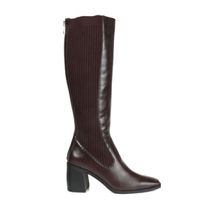 WINNY KNEE HIGH BOOTS IN FAUX LEATHER