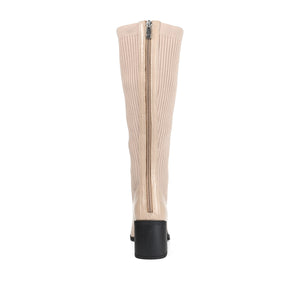WINNY KNEE HIGH BOOTS IN FAUX LEATHER