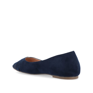 WINSLO POINTED TOE FLATS IN FAUX SUEDE