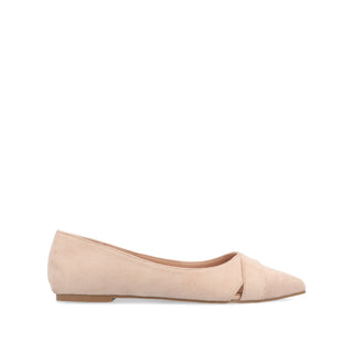 WINSLO POINTED TOE FLATS IN FAUX SUEDE