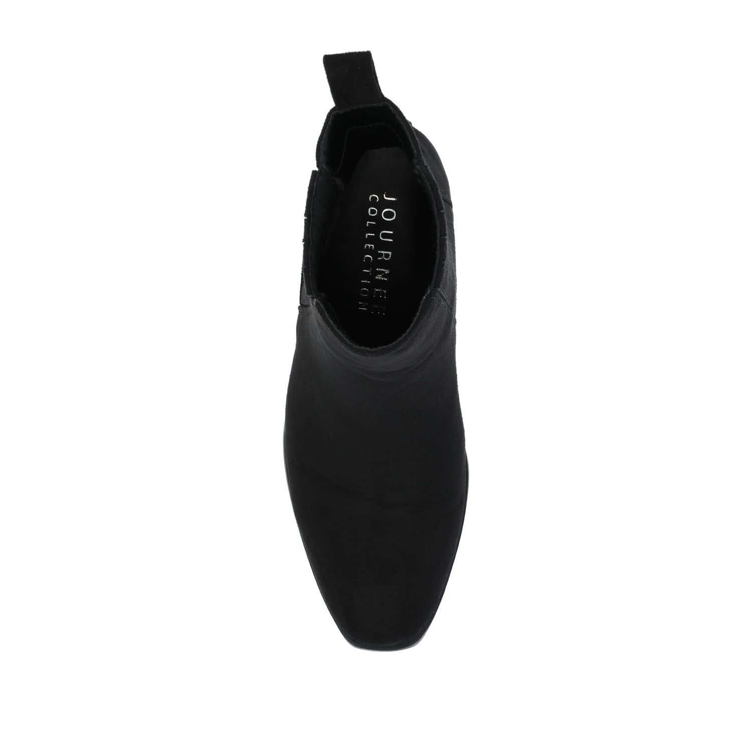 WRENLEY CHELSEA BOOTIES IN FAUX SUEDE - Black