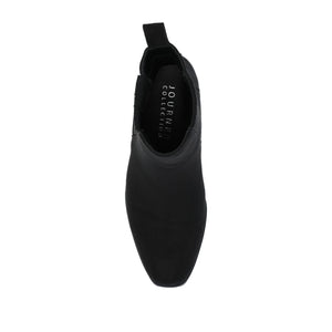 WRENLEY CHELSEA BOOTIES IN FAUX SUEDE - Black