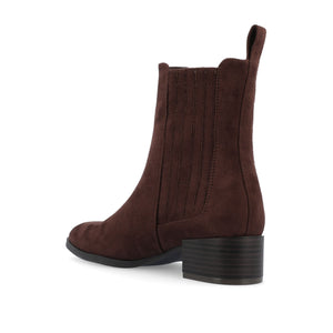 WRENLEY CHELSEA BOOTIES IN FAUX SUEDE - Brown