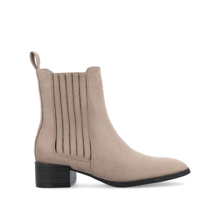 WRENLEY CHELSEA BOOTIES IN FAUX SUEDE