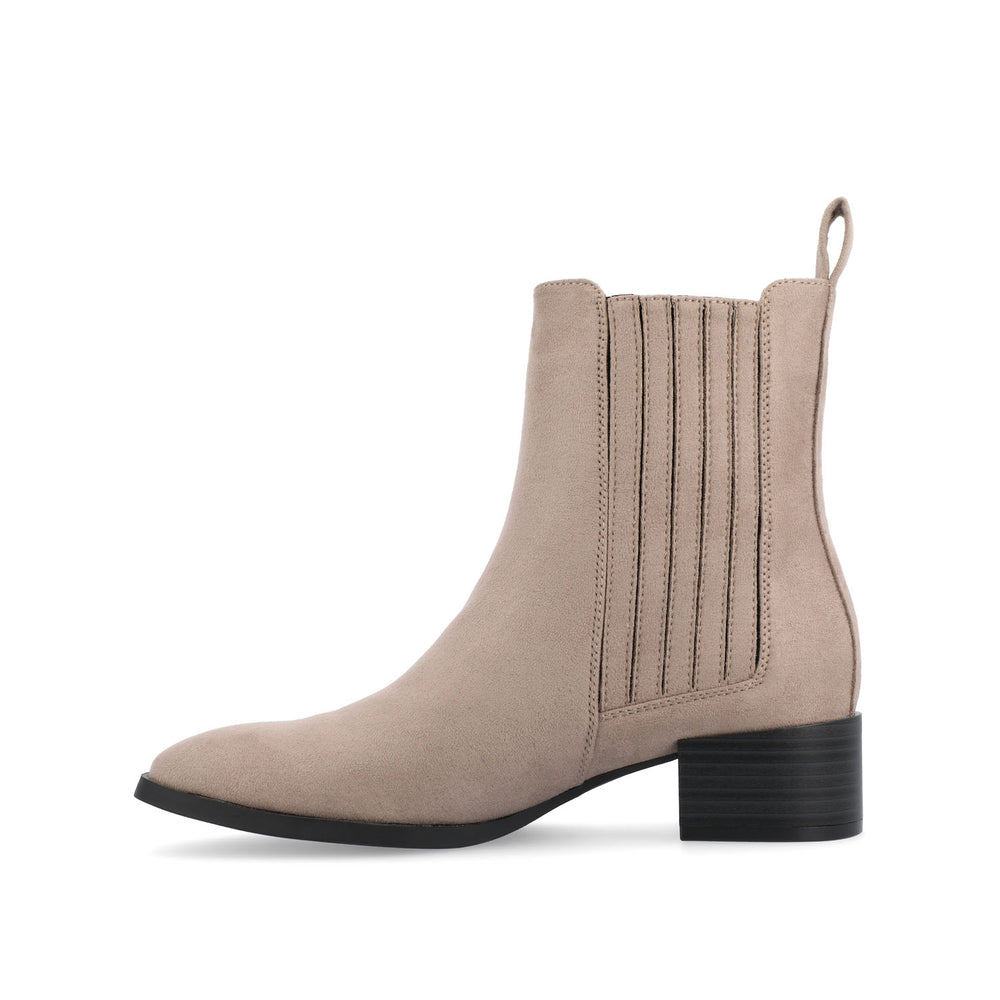 WRENLEY CHELSEA BOOTIES IN FAUX SUEDE