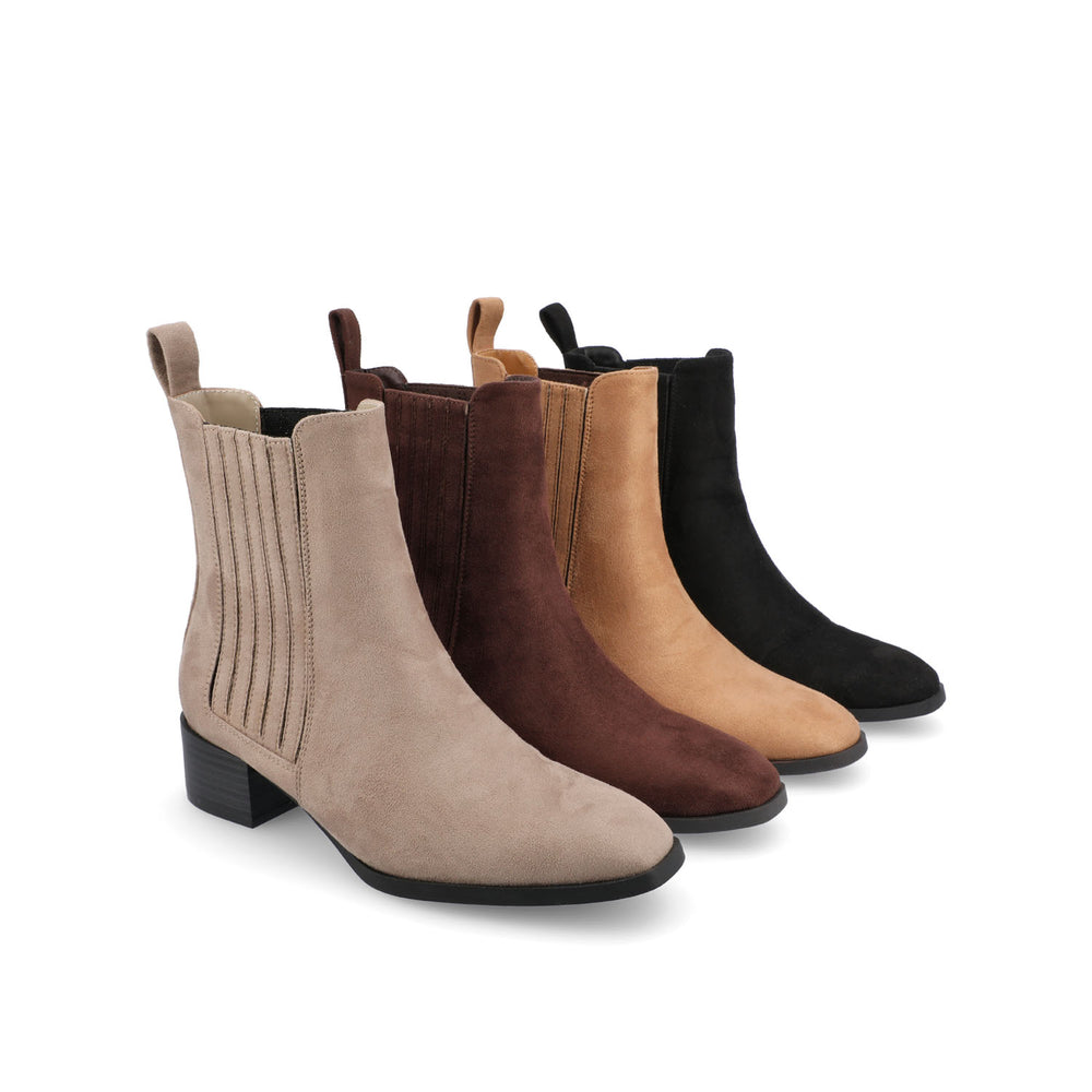 WRENLEY CHELSEA BOOTIES IN FAUX SUEDE