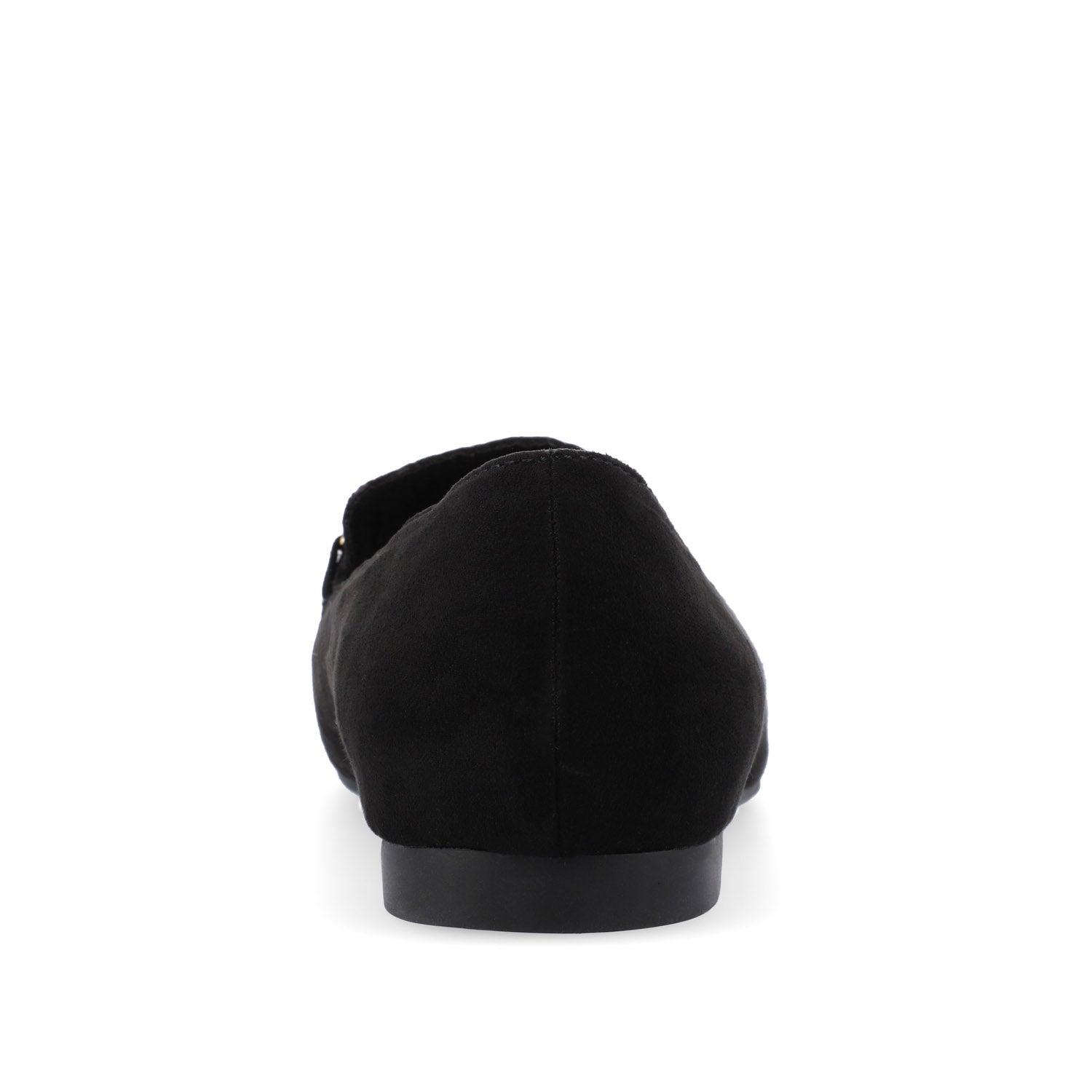 WRENN FAUX SUEDE FLATS IN WIDE - Black Faux Suede