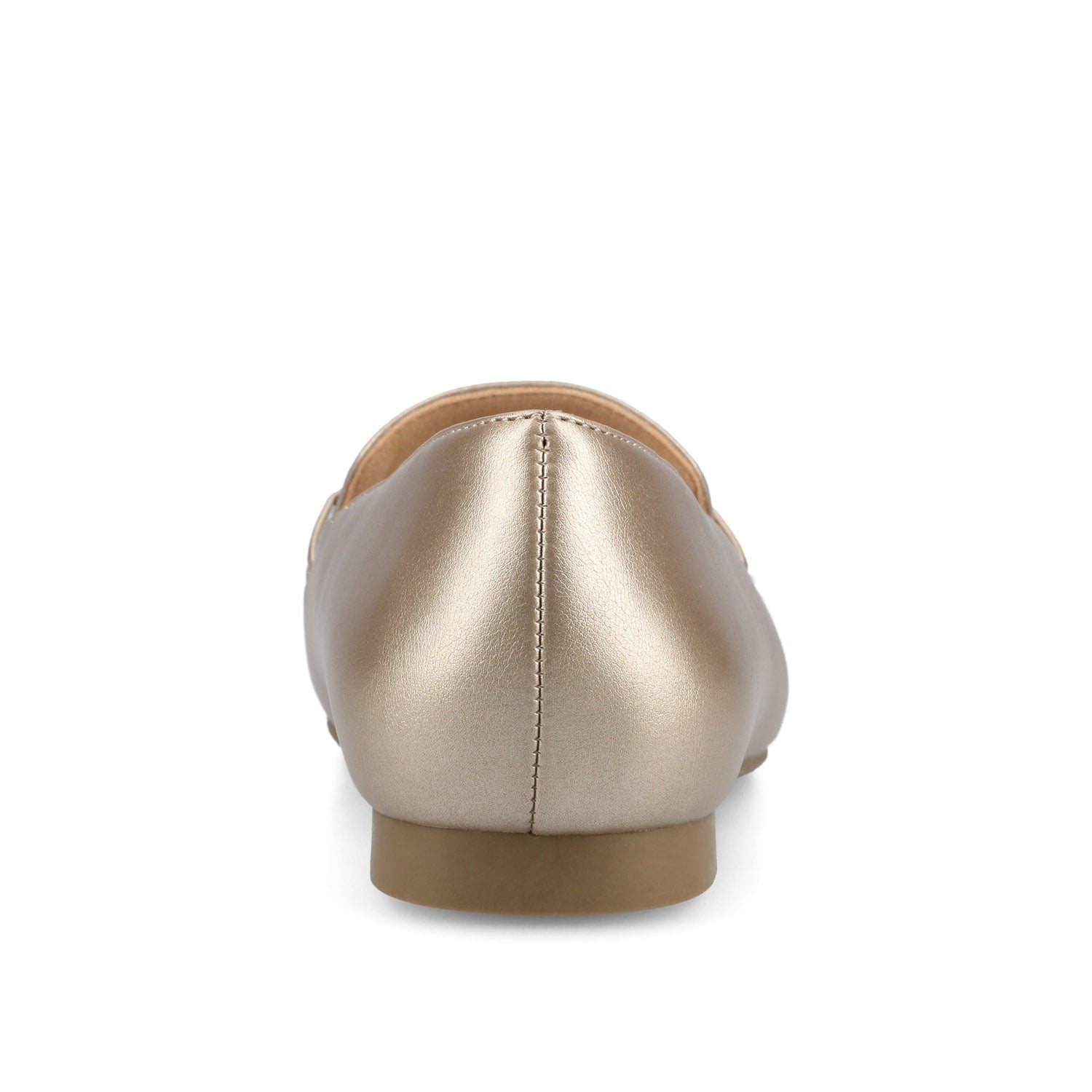 WRENN LOAFER FLATS IN VEGAN LEATHER - Champagne PU